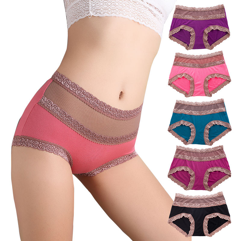 In Stock Transparent Mesh Ladies Sexy Lingerie,Wholesale Womens Sexy Underwear,Hipster Lace Women's Panties