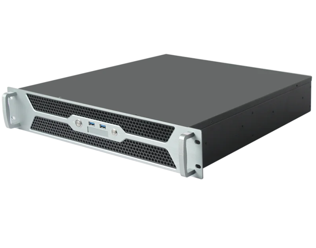 IPC 2U 550mm Rackmount Server Case with USB 3.0 Industry ATX PC Computer 2U Server Chassis Stock with Fan