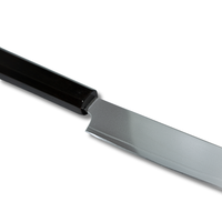 Couteau utilitaire professionnel, cœur en acier VG10, composite 3 couches, dureté 60 HRC, ambidextre, manche en bois d'ébène de qualité supérieure, 5,3 pouces