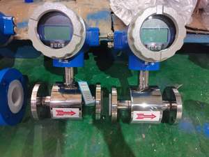 Débitmètre intelligent SUS 304 pour canalisation d'eaux usées, débitmètre magnétique hydraulique en acier inoxydable - Product Image 5