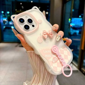 Funda de Teléfono Móvil de Lujo con Orejas de Gato <span class=keywords><strong>3D</strong></span>, Antigolpes, de TPU+Material DIY, con Soporte de Anillo y Correa para Muñeca, Compatible con - Product Image 3