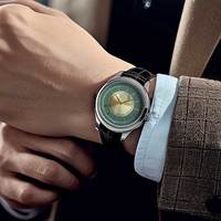 Montre à quartz pour homme, style décontracté, cadran rétro, simple, pour étudiant, ceinture de mode la plus vendue