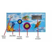 Machine de jeu de pêche à monnayeur 55 pouces pour 8 joueurs, simulateur de pêche avec écran LCD et garantie d'un an