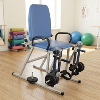 Chaise d'entraînement des quadriceps, traction de l'articulation du genou, chaise d'entraînement actif-passif pour l'entraînement et la thérapie des jambes et des membres inférieurs