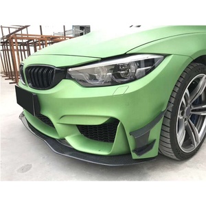 Para M3 M4 F80 F82 2014-2018, Estilo Fibra de Carbono, Parachoques Delantero y Accesorios Decorativos para las Esquinas del Parachoques Delantero - Product Image 5