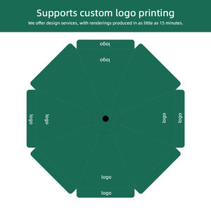 Sombrilla de <span class=keywords><strong>Patio</strong></span> Exterior Personalizada para Publicidad Comercial con Logotipo, Resistente al Viento e Impermeable, Sombrilla de Mercado - Product Image 4