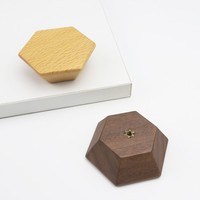Kabinet kayu yang berbeda kenop laci kayu menarik furnitur kayu kait Dinding