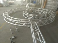 Arco Circular Versátil de Aluminio para Bodas, Iluminación de Escenarios, Exhibiciones y Ferias Comerciales, Uso Interior y Exterior