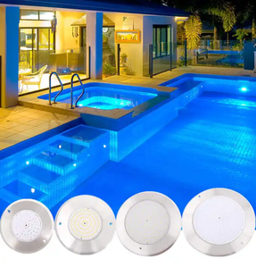 Lampe de piscine submersible de plongée plate remplie de résine IP68 Lumières LED sous-marines murales RGB Lampe de piscine super mince - Product Image 4