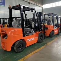 Chariot élévateur à contrepoids Tavol Diesel 2-5 tonnes, chariot élévateur industriel avec moteur puissant pour la manutention de charges lourdes