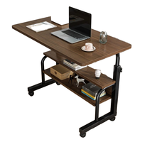 Fourniture Fabricant Table de Chevet en Bois Massif Moderne Simple Bureau d'Étude Pliable Petit Bureau d'Ordinateur Portable à Domicile Portable et Mobile