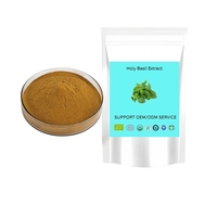 Extrait de feuille de basilic sacré en poudre Ocimum Tenuiflorum Acide Ursolique 2,5% pour compléments alimentaires