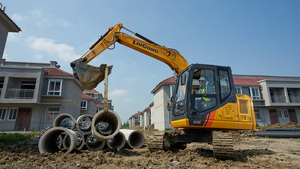 Excavadora de cadenas de 8 toneladas 908E a bajo precio con martillo neumático de Liugong - Product Image 2