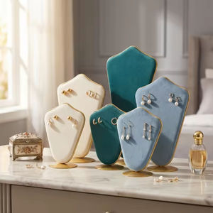 Expositor de Terciopelo para Collares, Soporte para Joyas, Colgantes, Cadenas y Pendientes, Organizador de Exhibición - Product Image 2