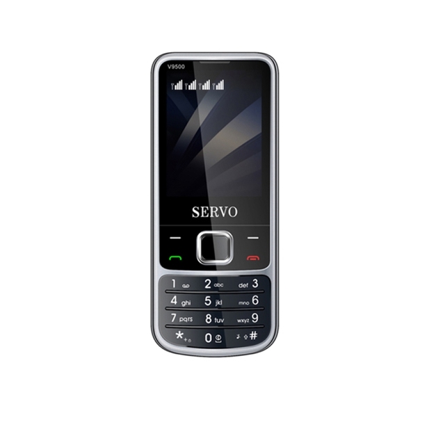 Factory Original SERVO V9500 Mobile Phone 21 Keys English Key 2.4 Inch 800mAh GSM Cell Smart Phone