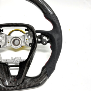 Volant <span class=keywords><strong>sport</strong></span> en cuir et fibre de carbone pour Civic, Prado, Land Cruiser, Camry, <span class=keywords><strong>Corolla</strong></span> <span class=keywords><strong>GR</strong></span> - Product Image 6