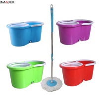 IMAXX Prix promotionnel Serpillères rotatives à 360° Outils de nettoyage des sols avec tête de serpillère rotative de rechange et seau magique