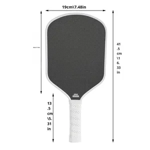 <b>Titanium</b> Alloy Metal <b>Wire</b> Carbon Fiber Woven Honeycomb Pickleball Squash Racket Hot Press Molded 16mm Thick Training Competition - Product Image 4