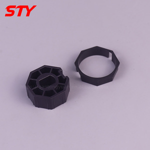 Adaptador DE CORONA DE <span class=keywords><strong>TUBO</strong></span> <span class=keywords><strong>octogonal</strong></span> de 40mm, cortina enrollable, accesorios de accionamiento de <span class=keywords><strong>tubo</strong></span> de plástico para Motor de 35mm - Product Image 3