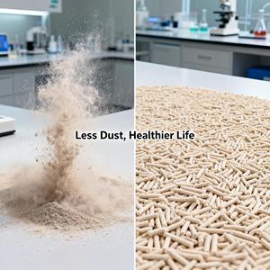 Litière pour chat en tofu de soja, charbon actif, bois, amidon de maïs, agglomération rapide, jetable dans les toilettes, biodégradable, écologique - Product Image 1