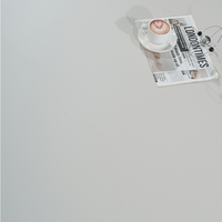 Plancher SPC blanc imperméable à l'eau, système de clic, vinyle rigide pour salle de bain et cuisine, antidérapant, résistant aux taches