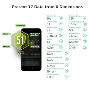 Rastreador de fútbol inteligente a prueba de agua Equipo de entrenamiento de fútbol con aplicación Wifi Fútbol usable Equipo de análisis de datos de fútbol - Product Image 3