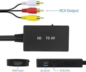Câble convertisseur HDM1 vers AV pour connecter les appareils modernes aux anciens téléviseurs - Product Image 2