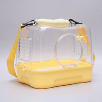 Cage à oiseaux décorative d'intérieur pour perruches, design capsule spatiale en acrylique transparent sur mesure avec trous de ventilation respirants