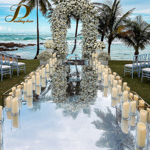 Tappeto a Specchio Riflettente Argento per Decorazione Corridoio Matrimoniale, Vendita all'Ingrosso - Product Image 2
