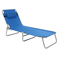 Lit de camping portable d'extérieur pliable pour une personne, lit de camp de voyage