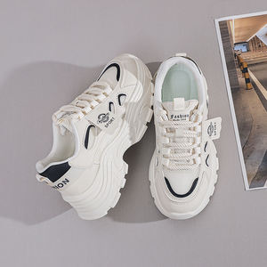 Zapatillas de suela gruesa de malla, zapatillas de deporte, calzado de <span class=keywords><strong>mujer</strong></span>, zapatillas de <span class=keywords><strong>tenis</strong></span> deportivas para caminar a la moda - Product Image 2