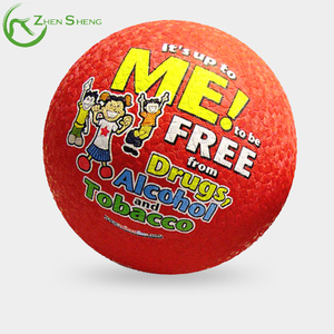 Zhensheng fábrica OEM chico fútbol goma patio de recreo pelota de fútbol para la promoción - Product Image 2
