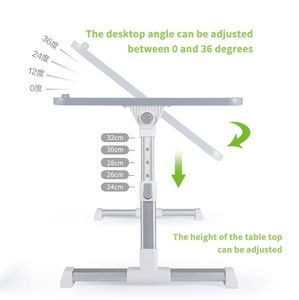 Multi-angle <strong>Adjustable</strong> Laptop Stand <strong>Table</strong> Household Lazy Study <strong>Table</strong> on the Bed <strong>Folding</strong> Stand Study <strong>Table</strong> with Fan - Product Image 3