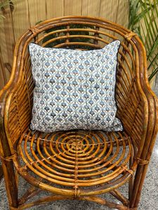 Housse de coussin artisanale bohème à motifs imprimés, décoration artisanale indienne, housse de coussin indienne à motifs imprimés faite à la main - Product Image 2