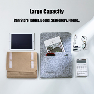Sac <span class=keywords><strong>de</strong></span> rangement <span class=keywords><strong>de</strong></span> chevet feutre matériel sac suspendu téléphone portable tablette paquet <span class=keywords><strong>de</strong></span> rangement chevet panier suspendu sac en feutre suspendu - Product Image 5