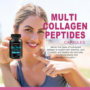 Capsules de collagène à haute dose avec glutathion, antioxydant, éclaircissant pour la peau, blanchissant, anti-âge, <span class=keywords><strong>complément</strong></span> de beauté et de santé - Product Image 2