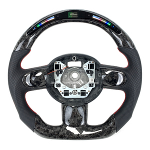 Volant en fibre de carbone forgé LED personnalisé 2015-2019 pour BMW <span class=keywords><strong>MINI</strong></span> <span class=keywords><strong>COOPER</strong></span> <span class=keywords><strong>S</strong></span> SD SE D FUN F57 F60 Accessoires de voiture - Product Image 1