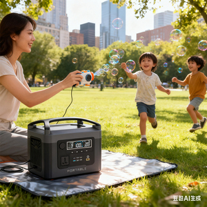 Offer Outdoor Portable <b>Solar</b> <b>Generator</b> Stations <b>Solar</b> 600W 378Wh 12V Ternary Lithium Battery MPPT Pure Sine Flashlight - Product Image 5