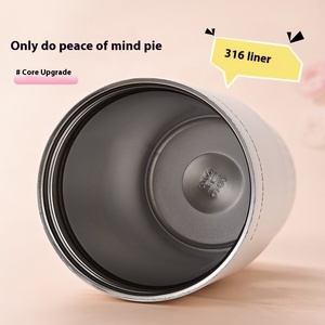 Taza portátil de acero inoxidable 750 de 316 ml con aislamiento al vacío, taza de coche de gran capacidad con alto valor de color, diseño moderno transfronterizo - Product Image 4