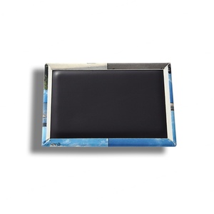 Aimants de réfrigérateur rectangulaires en métal avec impression UV, de marque de créateur, en gros - Product Image 2