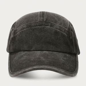 Summer Retro Washed Baseball Cap Hat Women Solid Color Trendy Soft <b>Top</b> Sports Baseball Cap for Men - Product Image 3
