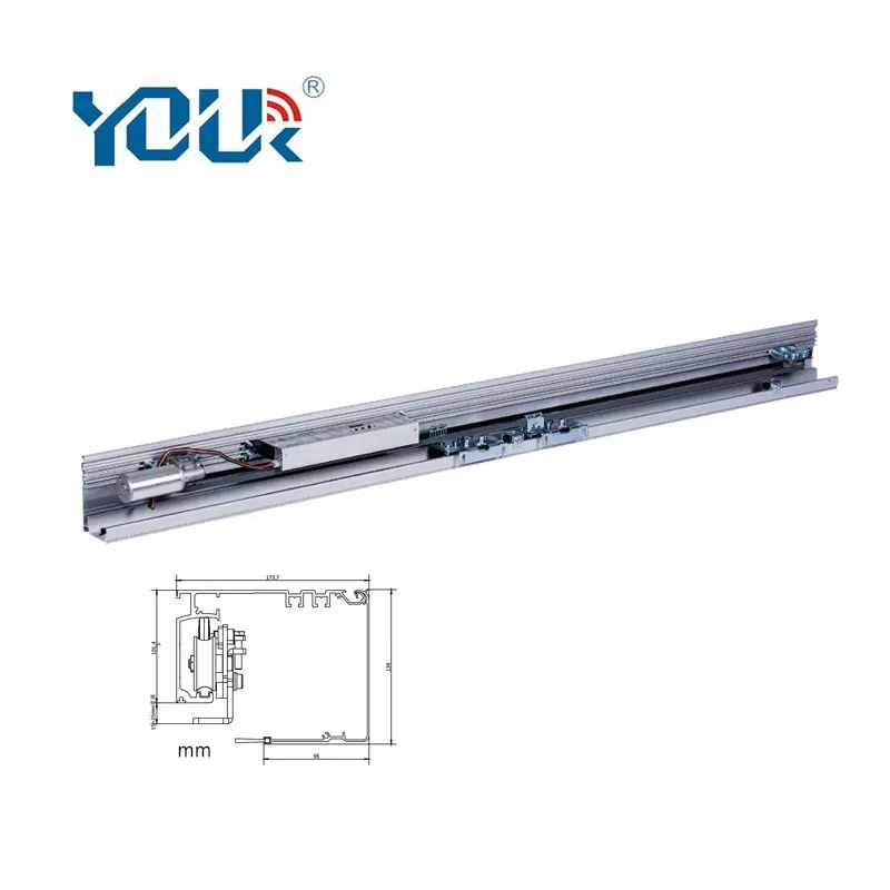 مصنع YSD300S التلقائي التجارية عامل انزلاق الباب مع جهاز استشعار ضوئية التلقائي نظام الأمن الحل