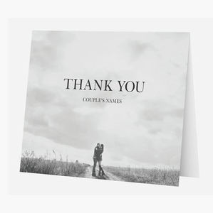 Elegant <strong>Pearl</strong> Paper Thank You Cards Custom Made for Weddings Business Promotions or Corporate Use - Product Image 2