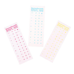 Nga Bảng Chữ Cái Đen Trắng Nhãn Trong Suốt Chuyển Bàn Phím Dán Cho Máy Tính Bụi Bảo Vệ Máy Tính Xách Tay Phụ Kiện - Product Image 4