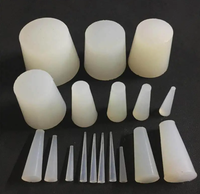 Bouchon conique en silicone résistant à la chaleur, produits en caoutchouc moulé NBR et EPDM pour la peinture en poudre et l'électrodéposition