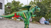 Costume interactif de dragon de mouche animatronique réaliste de haute qualité