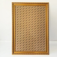 Cadre photo de haute qualité style rétro vintage européen bord doré A4 A3 PS pour art mural d'hôtel