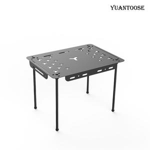 Mesa Plegable de Aluminio Yuantoose, Altura Ajustable, Portátil, Apilable, para Campamento, Picnic, Barbacoa al Aire Libre - Product Image 3