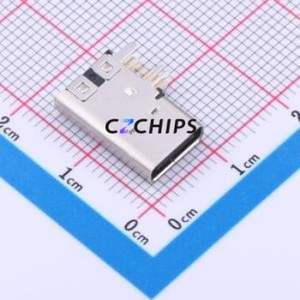HC-GAP-ACF012-1T USB Connector Through hole Component (THT) Connector Type-C Female Side Insert 14P - Product Image 1
