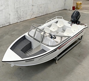 Coques de bateau Panga en aluminium rigide à V profond de 16 pieds, multifonctionnelles, pour mini-voitures électriques, bateaux de sport, bateaux rapides, <span class=keywords><strong>jet</strong></span>-skis et bateaux à appâts - Product Image 1